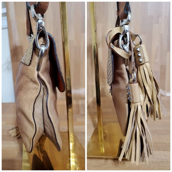 Authentic Prada Pushlock Python Leather Crossbody Bag - Picture 6 of 10